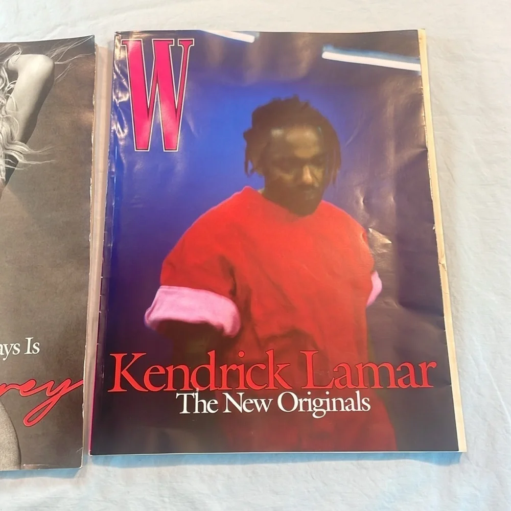 W Magazines 1 features Mariah Carey and 1 features Kendrick Lamar Fashion